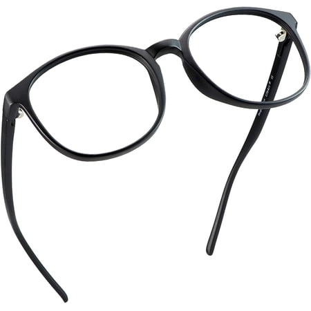 LifeArt Blue Light Blocking Glasses, Anti Eyestrain, Computer Reading Glasses, Gaming Glasses, TV Glasses for Women Men, Anti Glare (Black, +3.00 Magnification)
