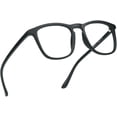 thumbnail image 1 of LifeArt Blue Light Blocking Glasses, Anti Eyestrain, Computer Reading Glasses, Gaming Glasses, TV Glasses for Women Men, Anti Glare (Black, +3.25 Magnification), 1 of 9