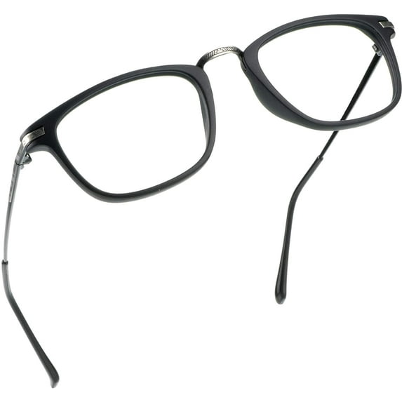 LifeArt Blue Light Blocking Glasses, Anti Eyestrain, Computer Reading Glasses, Gaming Glasses, TV Glasses for Women Men, Anti Glare (Black, +3.25 Magnification)