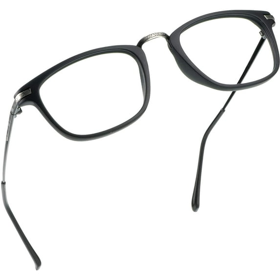 LifeArt Blue Light Blocking Glasses, Anti Eyestrain, Computer Reading Glasses, Gaming Glasses, TV Glasses for Women Men, Anti Glare (Black, +3.50 Magnification)
