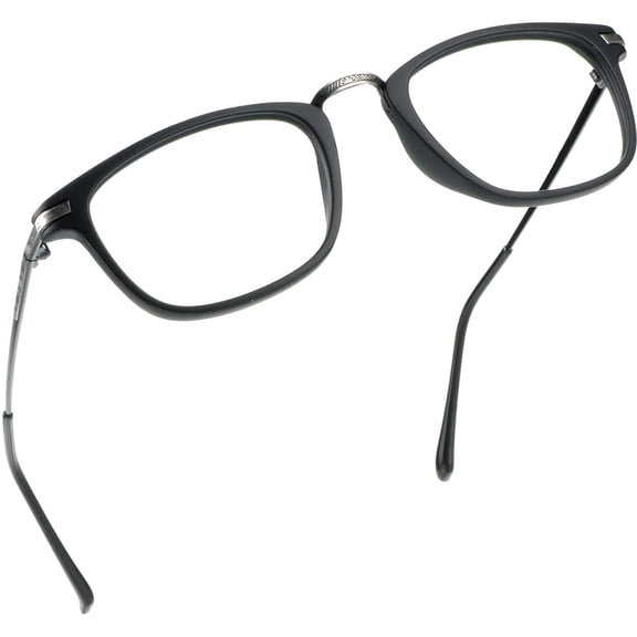 LifeArt Blue Light Blocking Glasses, Anti Eyestrain, Computer Reading Glasses, Gaming Glasses, TV Glasses for Women Men, Anti Glare (Black, +4.00 Magnification)