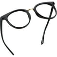 thumbnail image 1 of LifeArt Blue Light Blocking Glasses, Anti Eyestrain, Computer Reading Glasses, Gaming Glasses, TV Glasses for Women Men, Anti Glare (Black, +4.00 Magnification), 1 of 8