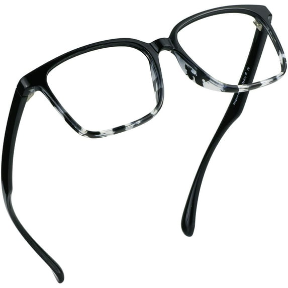 LifeArt Blue Light Blocking Glasses, Anti Eyestrain, Computer Reading Glasses, Gaming Glasses, TV Glasses for Women Men, Anti Glare (Black, +4.00 Magnification)