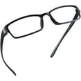 thumbnail image 1 of LifeArt Blue Light Blocking Glasses, Anti Eyestrain, Computer Reading Glasses, Gaming Glasses, TV Glasses for Women Men, Anti Glare (Black, No Magnification), 1 of 9