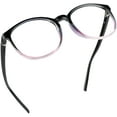 thumbnail image 1 of LifeArt Blue Light Blocking Glasses, Anti Eyestrain, Computer Reading Glasses, Gaming Glasses, TV Glasses for Women Men, Anti Glare (Black Purple, +2.50 Magnification), 1 of 6