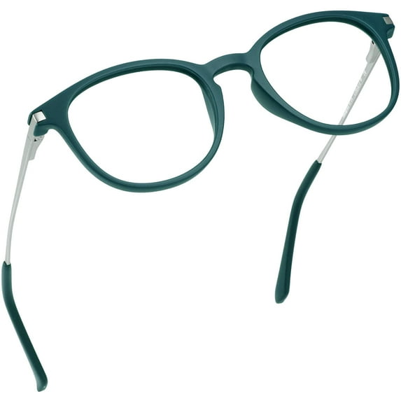 LifeArt Blue Light Blocking Glasses, Anti Eyestrain, Computer Reading Glasses, Gaming Glasses, TV Glasses for Women Men, Anti Glare (Blue, +0.25 Magnification)
