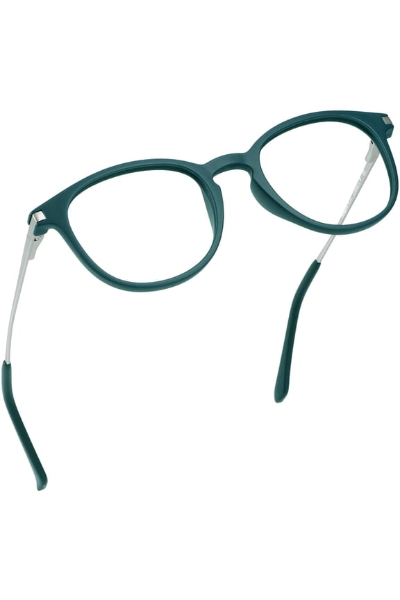 Blue Light Blocking Glasses, Anti Eyestrain, Computer Reading Glasses, Gaming Glasses, TV Glasses for Women Men, Anti Glare (Blue, +2.25 Magnification)