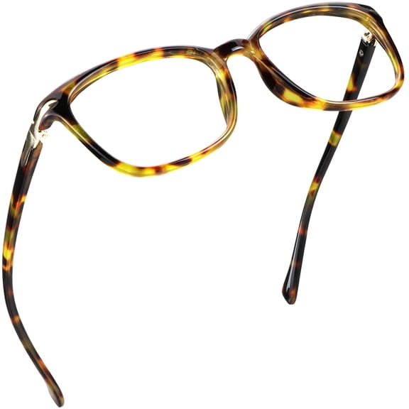 LifeArt Blue Light Blocking Glasses, Anti Eyestrain, Computer Reading Glasses, Gaming Glasses, TV Glasses for Women Men, Anti Glare (Brown Tortoise, +1.25 Magnification)