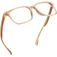 thumbnail image 1 of LifeArt Blue Light Blocking Glasses, Anti Eyestrain, Computer Reading Glasses, Gaming Glasses, TV Glasses for Women Men, Anti Glare (Champagne, +4.00 Magnification), 1 of 6
