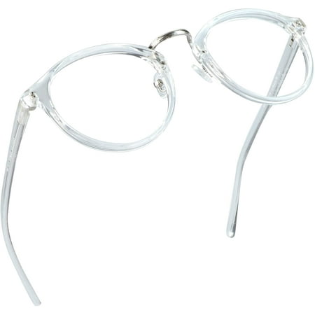LifeArt Blue Light Blocking Glasses, Anti Eyestrain, Computer Reading Glasses, Gaming Glasses, TV Glasses for Women Men, Anti Glare (Clear, +1.50 Magnification)