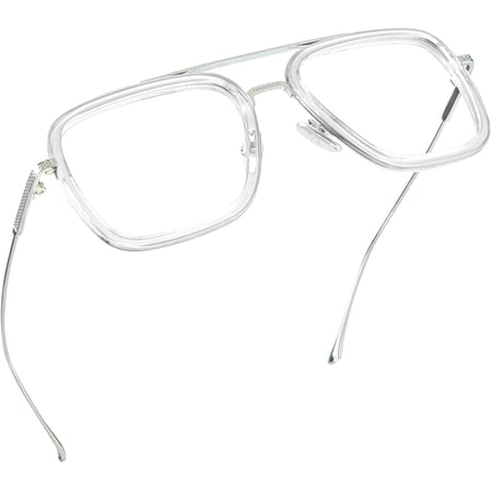LifeArt Blue Light Blocking Glasses, Anti Eyestrain, Computer Reading Glasses, Gaming Glasses, TV Glasses for Women Men, Anti Glare (Clear, +2.00 Magnification)