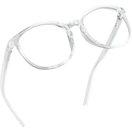 LifeArt Blue Light Blocking Glasses, Anti Eyestrain, Computer Reading Glasses, Gaming Glasses, TV Glasses for Women Men, Anti Glare (Clear, +3.75 Magnification)