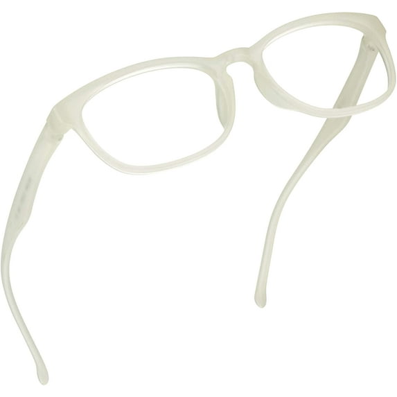 LifeArt Blue Light Blocking Glasses, Anti Eyestrain, Computer Reading Glasses, Gaming Glasses, TV Glasses for Women Men, Anti Glare (Clear, +4.00 Magnification)