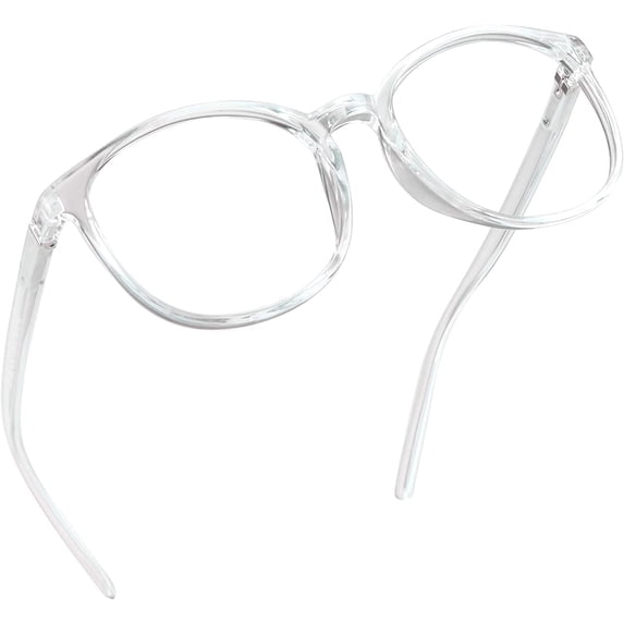 Frame App For Computer LifeArt Round Frame Blue Light Blocking Reading Glasses, Computer ...