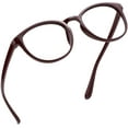 thumbnail image 1 of LifeArt Blue Light Blocking Glasses, Anti Eyestrain, Computer Reading Glasses, Gaming Glasses, TV Glasses for Women Men, Anti Glare (Dark Red, +3.50 Magnification), 1 of 8