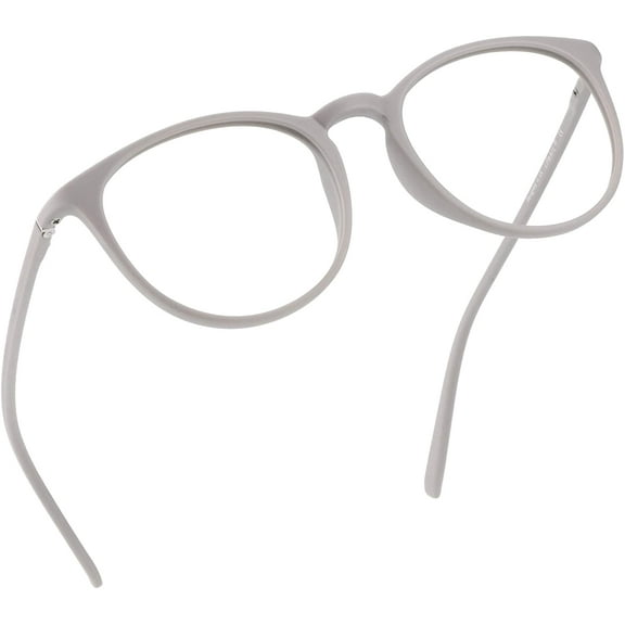 LifeArt Blue Light Blocking Glasses, Anti Eyestrain, Computer Reading Glasses, Gaming Glasses, TV Glasses for Women Men, Anti Glare (FadeRose, +3.75 Magnification)