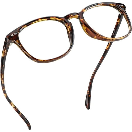 LifeArt Blue Light Blocking Glasses, Anti Eyestrain, Computer Reading Glasses, Gaming Glasses, TV Glasses for Women Men, Anti Glare (Floral, +0.50 Magnification)