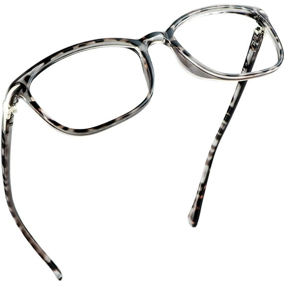 LifeArt Blue Light Blocking Glasses, Anti Eyestrain, Computer Reading Glasses, Gaming Glasses, TV Glasses for Women and Men, Anti Glare (Leopard, +0.75 Magnification)