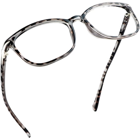 LifeArt Blue Light Blocking Glasses, Anti Eyestrain, Computer Reading Glasses, Gaming Glasses, TV Glasses for Women and Men, Anti Glare (Leopard, +3.50 Magnification)