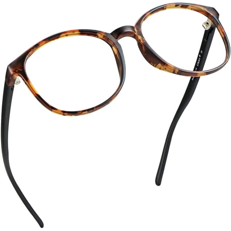 LifeArt Blue Light Blocking Glasses, Anti Eyestrain, Computer Reading Glasses, Gaming Glasses, TV Glasses for Women Men, Anti Glare (Tortoise, +0.50 Magnification)