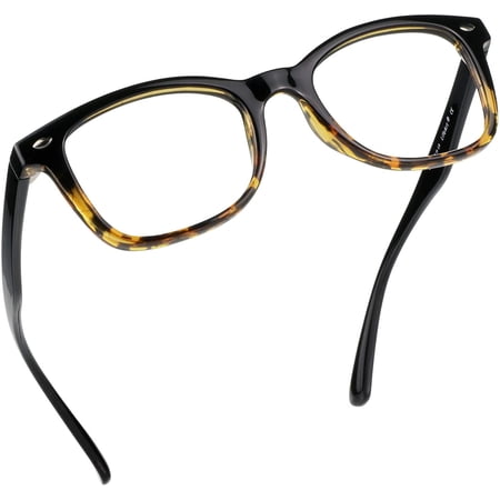 LifeArt Blue Light Blocking Glasses, Anti Eyestrain, Computer Reading Glasses, Gaming Glasses, TV Glasses for Women Men, Anti Glare (Tortoise, +0.50 Magnification)