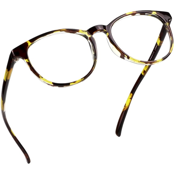 LifeArt Blue Light Blocking Glasses, Anti Eyestrain, Computer Reading Glasses, Gaming Glasses, TV Glasses for Women Men, Anti Glare (Tortoise, +3.25 Magnification)
