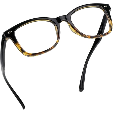LifeArt Blue Light Blocking Glasses, Anti Eyestrain, Computer Reading Glasses, Gaming Glasses, TV Glasses for Women Men, Anti Glare (Tortoise, +4.00 Magnification)