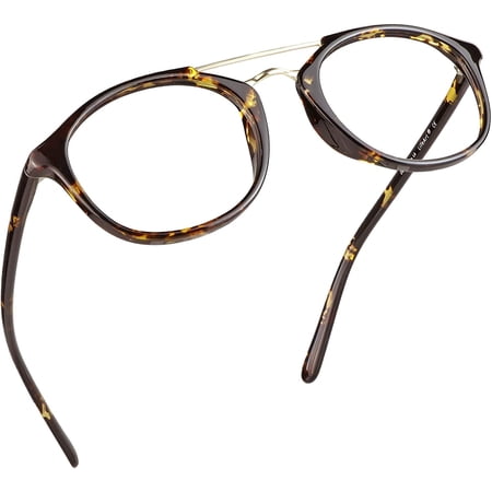 LifeArt Blue Light Blocking Glasses, Anti Eyestrain, Computer Reading Glasses, Gaming Glasses, TV Glasses for Women Men, Anti Glare (Tortoise, +4.00 Magnification)