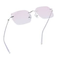 thumbnail image 1 of LifeArt Blue Light Blocking Glasses, Computer Reading Glasses, Anti Blue Rays, Reduce Eyestrain, Stylish for Men and Women(Purple,+0.50 Magnification), 1 of 5