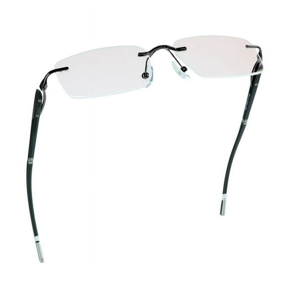 LifeArt Blue Light Blocking Glasses, Computer Reading Glasses, Anti Blue Rays, Reduce Eyestrain,Stylish for Men and Women(Black,+0.50 Magnification)