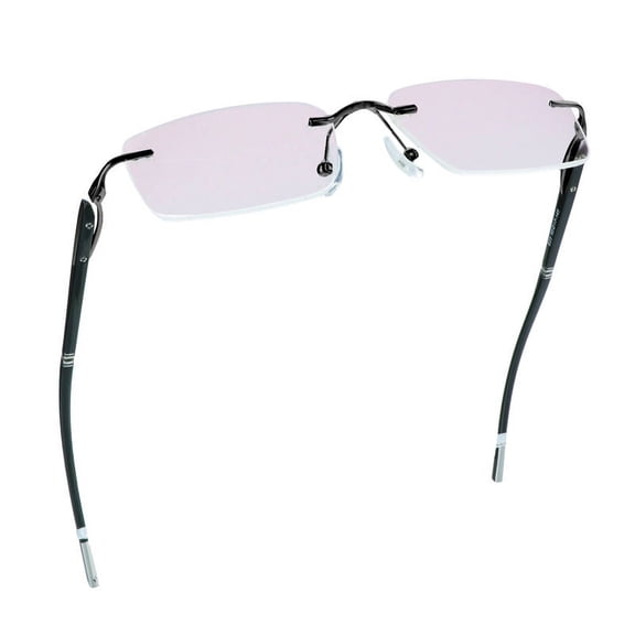 LifeArt Blue Light Blocking Glasses, Computer Reading Glasses, Anti Blue Rays, Reduce Eyestrain, Stylish for Men and Women(Black,+3.00 Magnification)