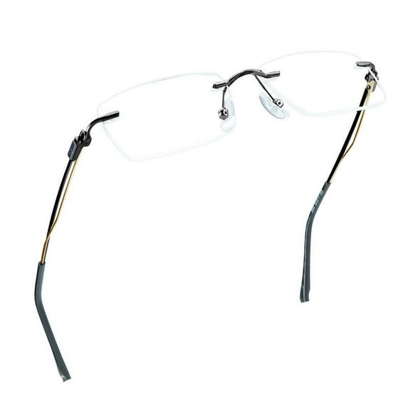 LifeArt Blue Light Blocking Glasses, Computer Reading Glasses, Anti Blue Rays, Reduce Eyestrain, Stylish for Men and Women(Black,No Magnification)