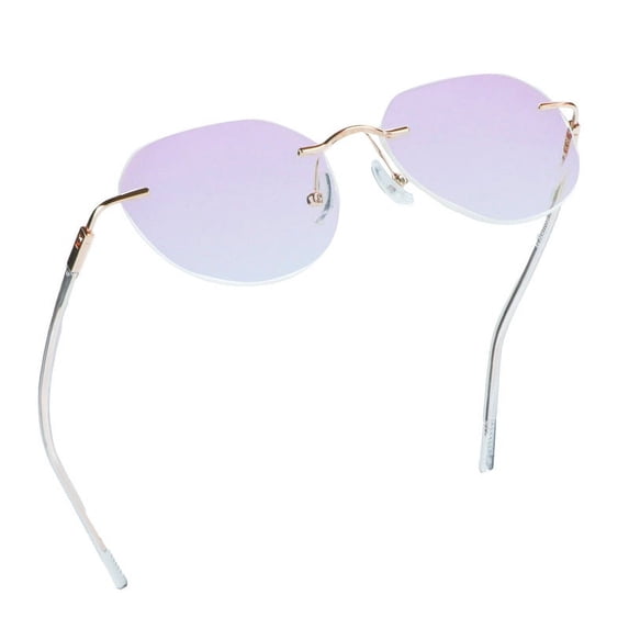 LifeArt Blue Light Blocking Glasses, Computer Reading Glasses, Anti Blue Rays, Reduce Eyestrain, Stylish for Men and Women(Clear,+3.50 Magnification)