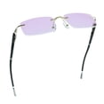 thumbnail image 1 of LifeArt Blue Light Blocking Glasses, Computer Reading Glasses, Anti Blue Rays, Reduce Eyestrain, Stylish for Men and Women(Gold,+3.00 Magnification), 1 of 5