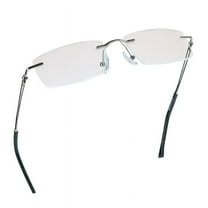 LifeArt Blue Light Blocking Glasses, Computer Reading Glasses, Anti Blue Rays, Reduce Eyestrain, Stylish for Men and Women(Grey, 1.50 Magnification)