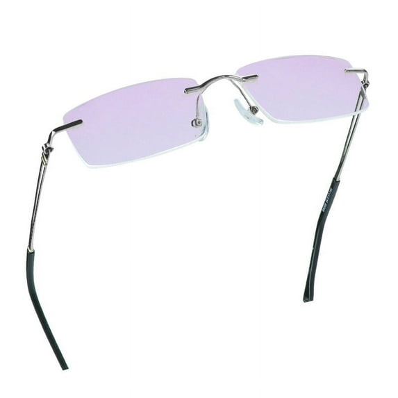 LifeArt Blue Light Blocking Glasses, Computer Reading Glasses, Anti Blue Rays, Reduce Eyestrain, Stylish for Men and Women(Grey,+3.00 Magnification)