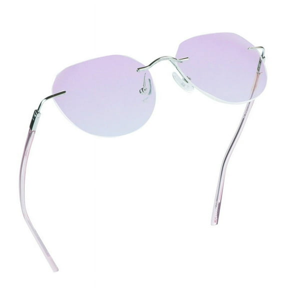 LifeArt Blue Light Blocking Glasses, Computer Reading Glasses, Anti Blue Rays, Reduce Eyestrain, Stylish for Men and Women(Pink,+3.00 Magnification)