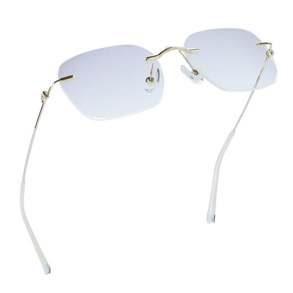 LifeArt Blue Light Blocking Glasses, Computer Reading Glasses, Anti Blue Rays, Reduce Eyestrain, Stylish for Men and Women(White,+3.50 Magnification)