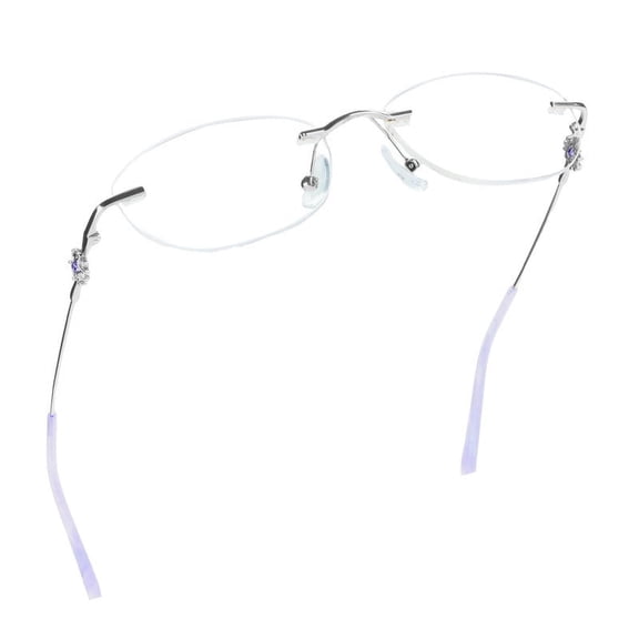 LifeArt Blue Light Blocking Glasses, Computer Reading Glasses, Anti Blue Rays, Reduce Eyestrain, Stylish for Women(Purple,+2.50 Magnification)