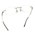 thumbnail image 1 of LifeArt Blue Light Blocking Glasses,Computer Reading Glasses,Titanium Rimless Frame,Stylish for Men&Women(Golden,+3.50 Magnification), 1 of 5