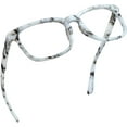 thumbnail image 1 of LifeArt Blue Light Blocking Glasses with Spring Hinge, Anti Eyestrain, Computer Reading Glasses, Gaming Glasses, TV Glasses for Women Men, Anti Glare (Marble, No Magnification), 1 of 5