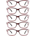 thumbnail image 1 of LifeArt Blue Light Blocking Reading Glasses 5-Pack (Rectangular Frame, +1.00 Magnification), 1 of 6