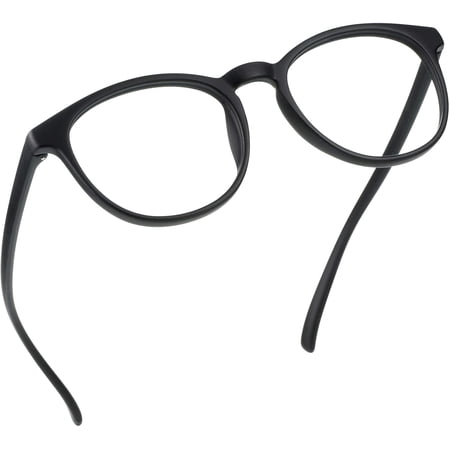 LifeArt Blue Light Blocking Reading Glasses (Round Frame, +0.25 Magnification)