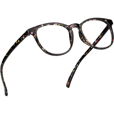 LifeArt Blue Light Blocking Reading Glasses (Round Frame, +0.25 Magnification)