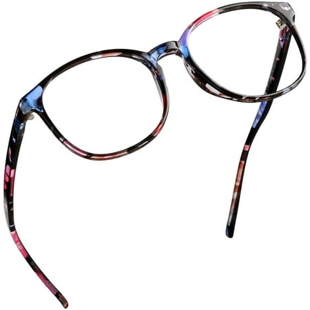 LifeArt Blue Light Blocking Reading Glasses (Round Frame, +1.75 Magnification)