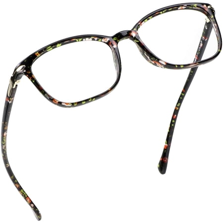 LifeArt Blue Light Blocking Reading Glasses (Square Frame, +0.25 Magnification)