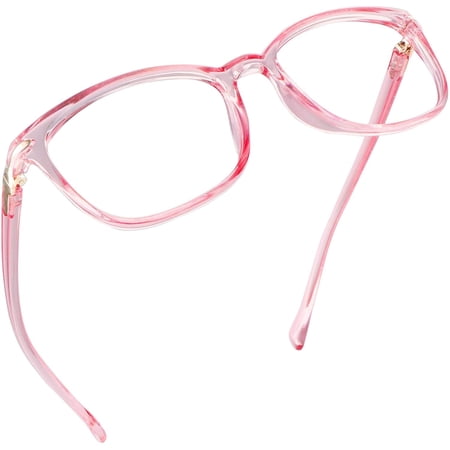 LifeArt Blue Light Blocking Reading Glasses (Square Frame, +0.75 Magnification)