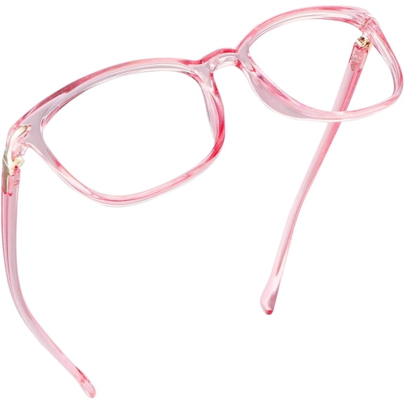 LifeArt Blue Light Blocking Reading Glasses (Square Frame, +0.75 Magnification)