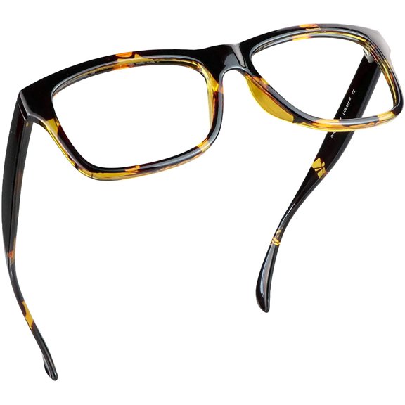LifeArt Blue Light Blocking Reading Glasses (Square Frame, +2.25 Magnification)