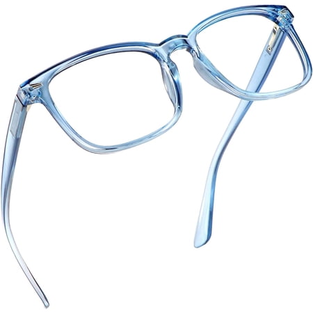LifeArt Blue Light Blocking Reading Glasses (Square Frame, +2.50 Magnification)